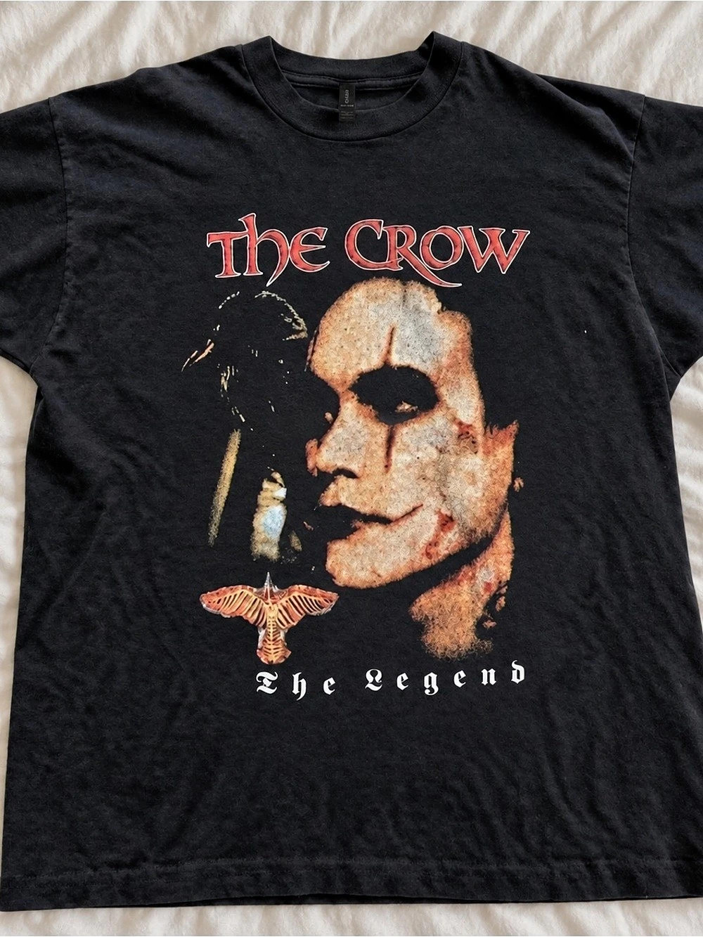 The Crow The Legend Gothic Movie Graphic Tee – Black (Gildan Reprint)